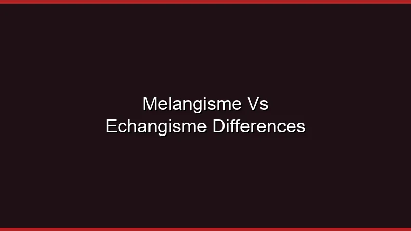 Mélangisme vs échangisme : comprendre les différences